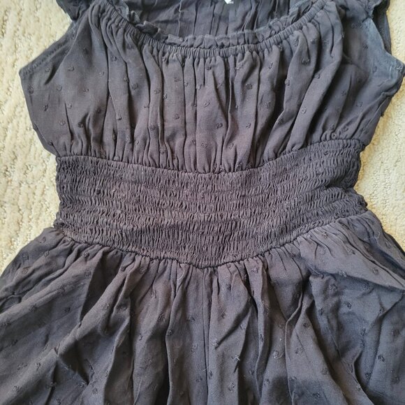 Women's FOROLAV Off Shoulder Flowy Romper – Black – Size S – NWT - Picture 11 of 13